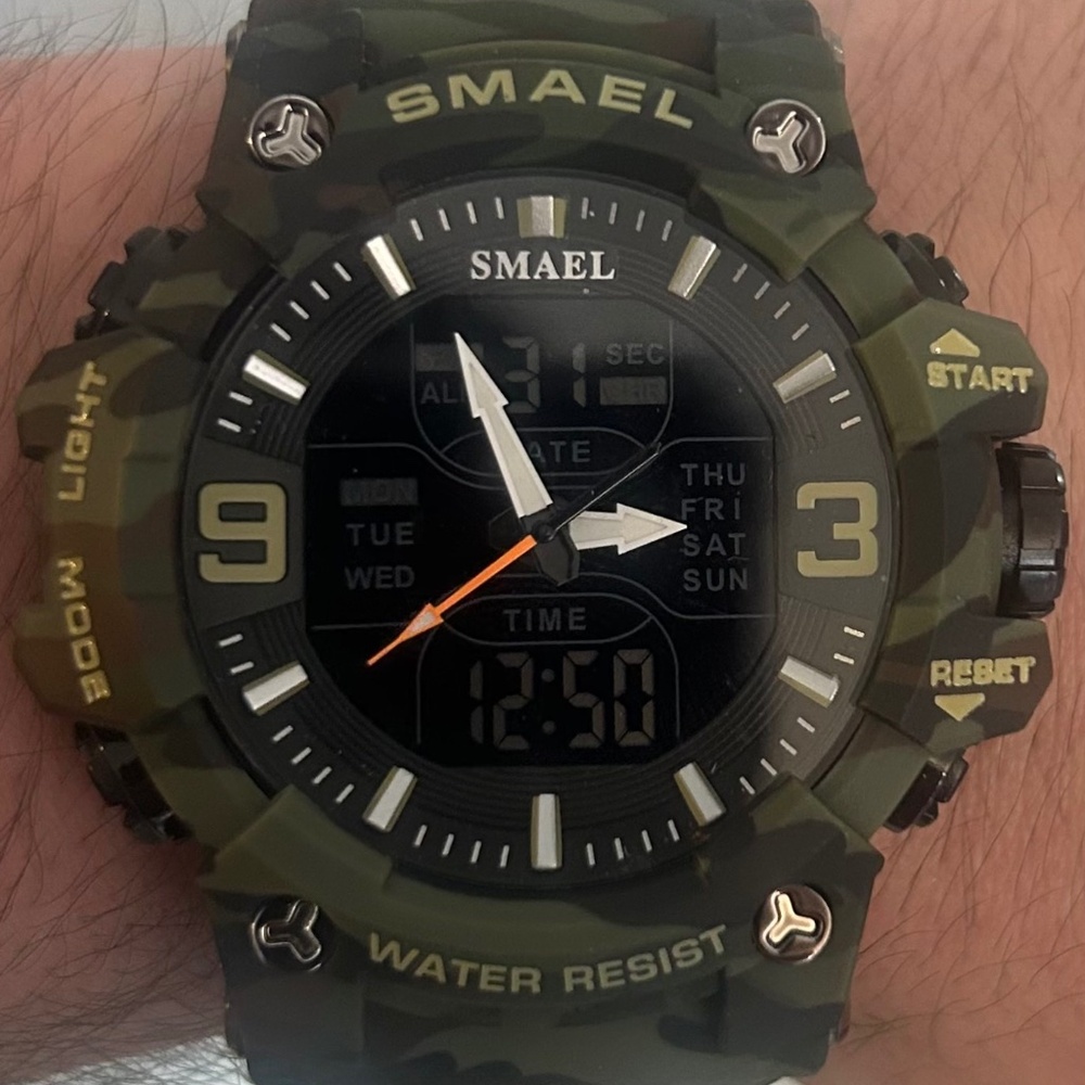 SMAEL Men’s Military Large Face Watch ( New )